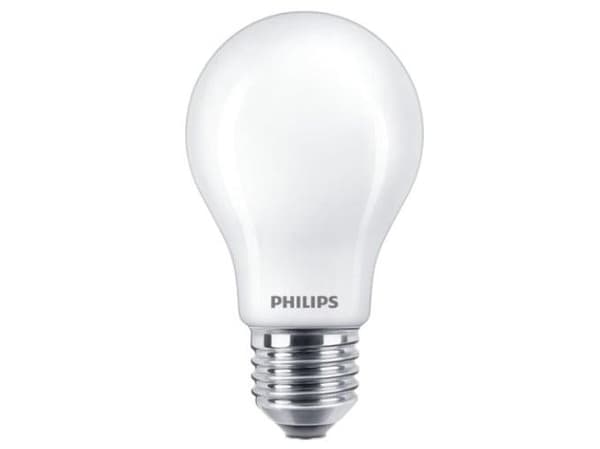 Philips LED Classic - LED-glödlampa - form: A60 - glaserad finish - E27 - 10.5 W (motsvarande 100 W) - klass D - varmt ljus - 2200-2700 K