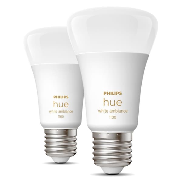 Hue White Ambiance E27 A60 1100lm 2-pak