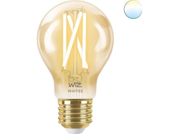 WiZ Connected - LED-filamentlyspære - form: A60 - E27 - 6.7 W (ekvivalent 50 W) - klasse A+ - varm hvitfarge / kaldt hvitt lys - 2000-5000 K