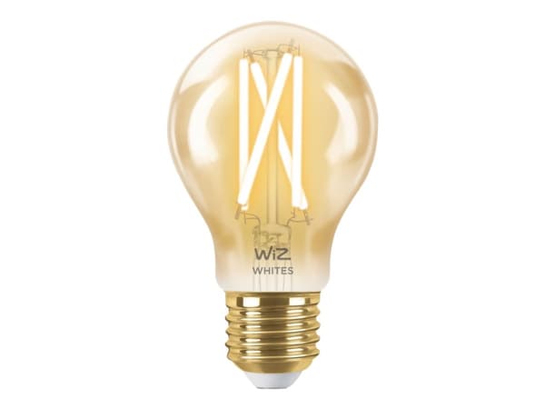 WiZ Connected - LED-filamentlyspære - form: A60 - E27 - 6.7 W (ekvivalent 50 W) - klasse A+ - varm hvitfarge / kaldt hvitt lys - 2000-5000 K