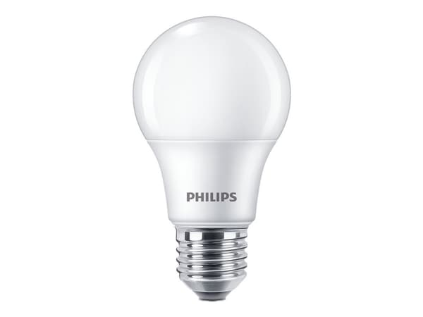 Philips - LED-glödlampa - form: A60 - E27 - 5.5 W (motsvarande 40 W) - klass F - varmt vitt ljus - 2700 K