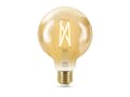 Pikkukuva 2 / 5: WiZ Filament-pallolamppu amber 6,7 W (vastaa 50 W) G95 E27, Älylamppu, Wi-Fi, Kulta, E27, Multi, 2000 K