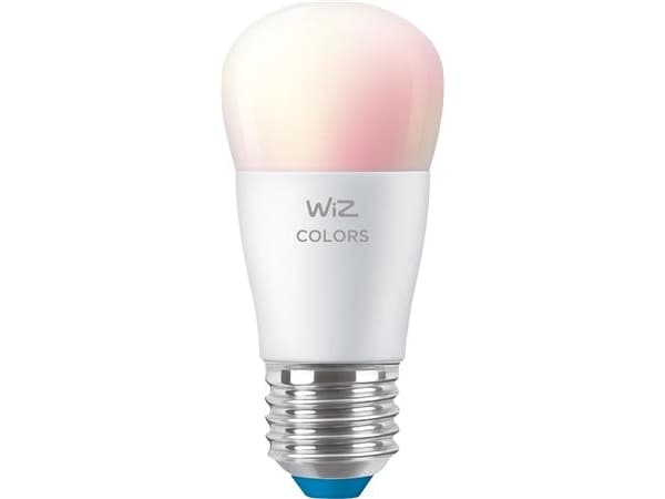 WiZ - LED-glödlampa - form: P45 - glaserad finish - E27 - 4.9 W (motsvarande 40 W) - klass F - helfärg - 2200-6500 K
