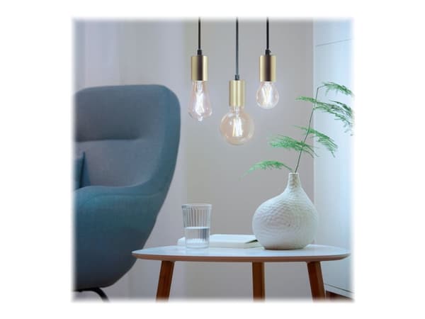WiZ Whites - LED-glödlampa med filament - form: ST64 - E27 - 6.7 W (motsvarande 50 W) - klass A+ - varmvitt till dagsljus - 2000-5000 K - bärnsten