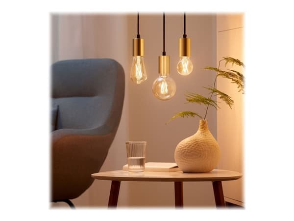 WiZ Whites - LED-glödlampa med filament - form: ST64 - E27 - 6.7 W (motsvarande 50 W) - klass A+ - varmvitt till dagsljus - 2000-5000 K - bärnsten