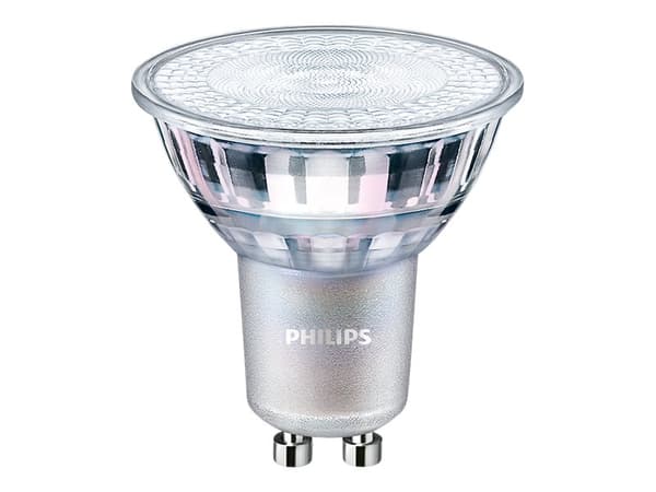 Philips MASTER - LED-spotlight - form: PAR16 - GU10 - 4.8 W (motsvarande 50 W) - klass F - varmt vitt ljus - 2700 K