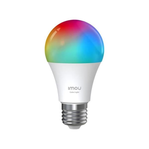 Smart LED Wifi-ansluten glödlampa - IMOU - B5 E27 9W - 15000 timmars livslängd - Kompatibel med Alexa - 806 lumen