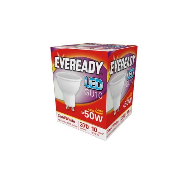 Eveready GU10 LED-pære Cool White One Size