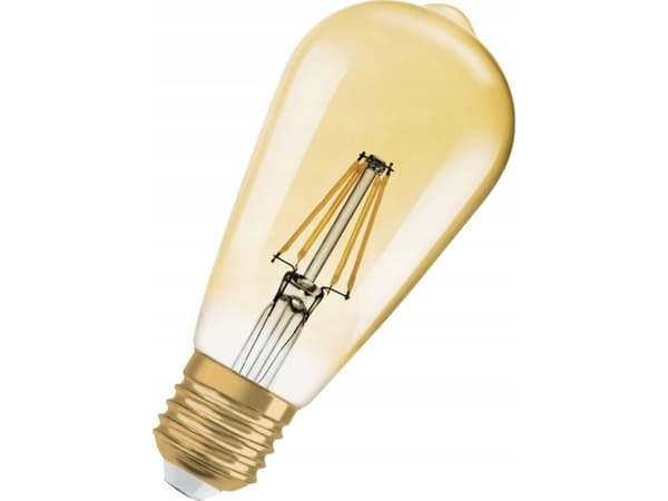 LEDVANCE Vintage 1906 LED edison kultainen hehkulanka 725lm 6.5W/824 (55W) E27 himmennettävä