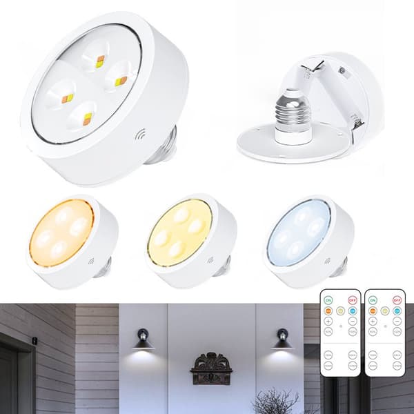 INF E26/E27 uppladdningsbar glödlampa med fjärrkontroll 2