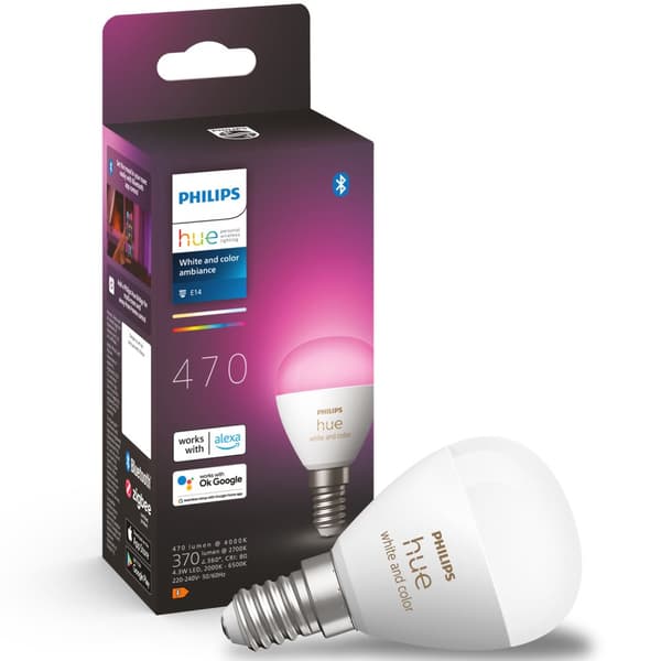 Hue White Color Ambiance E14 Globe 1-pakning