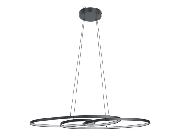 EGLO Gianella, Fleksibel montering, Sort, Hvit, Aluminium, Stål, Plast, IP20