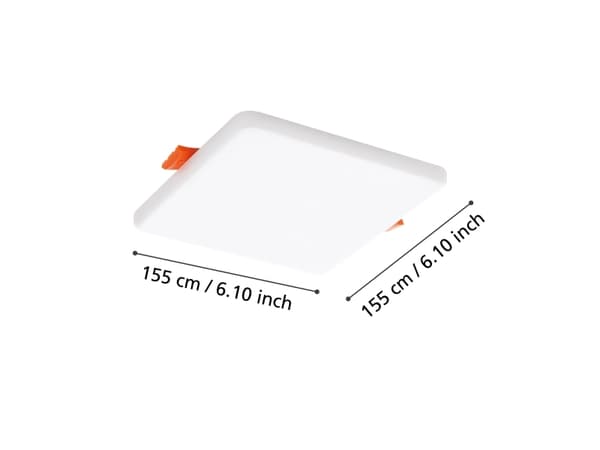 EGLO RAPITA UPOTETTU 155X155 1490LM VALKOINEN