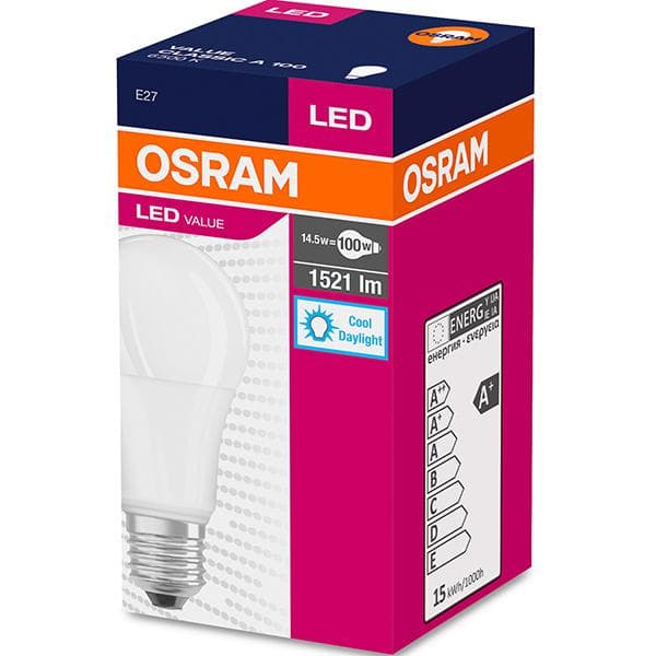 BEC LED Osram, soclu E27, putere 13W, forma clasic, lumina alb rece, alimentare 220 - 240 V, "000004052899971042" (timbru verde 0.45 lei)