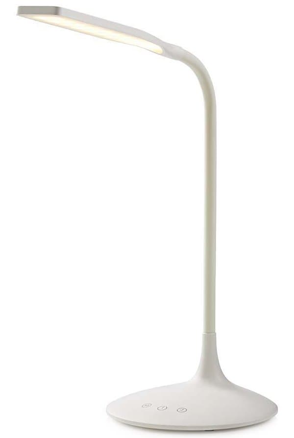 NEDIS LED lampička/ dobíjecí/ 5VDC/ dotykové funkce/ přirozená, studená, teplá bílá/ stmívatelná/ 250 lm/ bílá