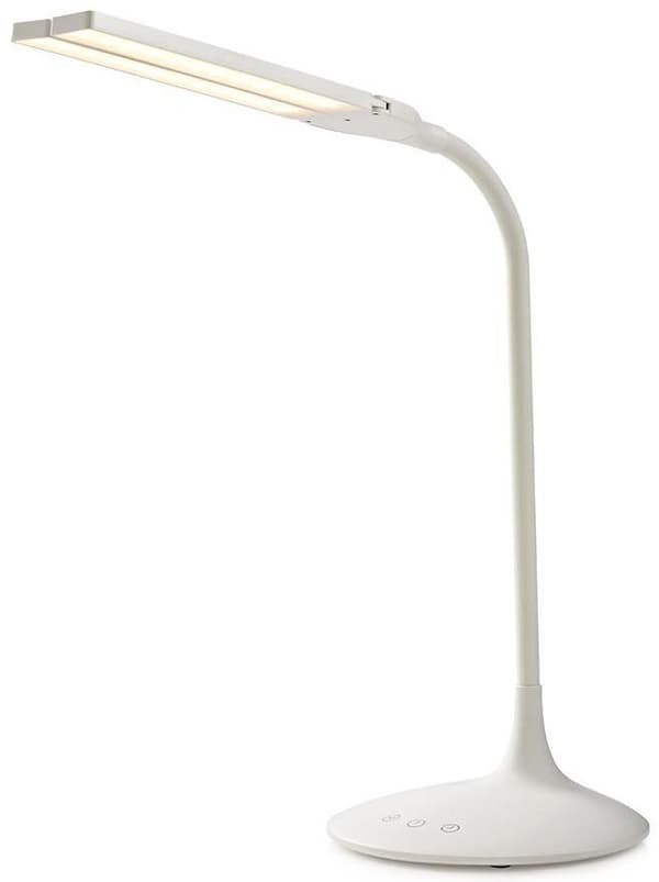 NEDIS LED lampička/ dobíjecí/ 5VDC/ dotykové funkce/ přirozená, studená, teplá bílá/ stmívatelná/ 280 lm/ bílá