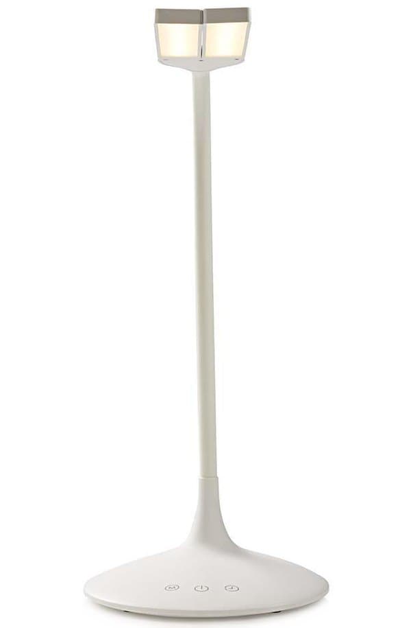 NEDIS LED lampička/ dobíjecí/ 5VDC/ dotykové funkce/ přirozená, studená, teplá bílá/ stmívatelná/ 280 lm/ bílá Hvid