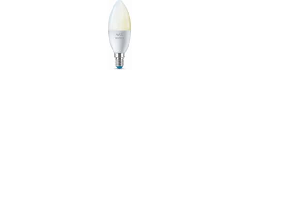 WiZ Connected - LED-lyspære - form: C37 - E14 - 4.9 W (ekvivalent 40 W) - klasse F - varm til kjølig hvitt lys - 2700-6500 K