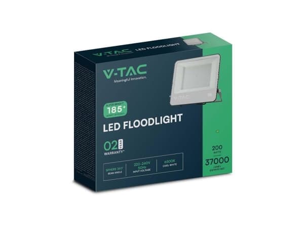 V-TAC VT-44205 9896 LED-strålkastare EEK: B (A - G) 200 W Neutral vit