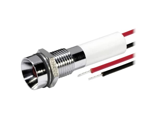 CML 19050253/6 LED-signallampe Rød 12 V/DC 80 mcd