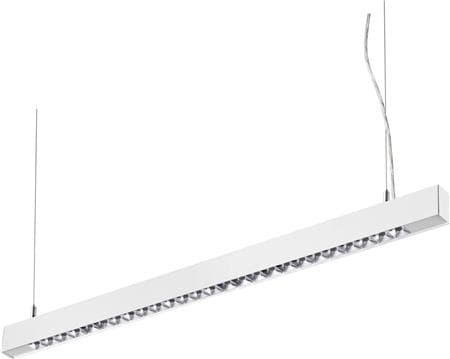 INNOVA LENZ P 42W 5729LM 3000K SwitchDim on Cord Pull, VALKOINEN Ripustettu, valaisimen pituus 1200mm - PROFESSIONAL