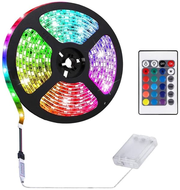 INF Ljuslist med fjärrkontroll LED RGB ljusremsa 3 m INF Ljuslist med fjärrkontroll LED RGB ljusremsa 3 m