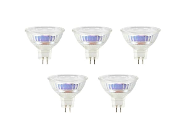 Sygonix SY-5781924 Glödlampa EEK F (A - G) GU5.3 Reflektor 6,5 W = 50 W Varmvit (Ø x H) 44 mm x 50 mm 5 st