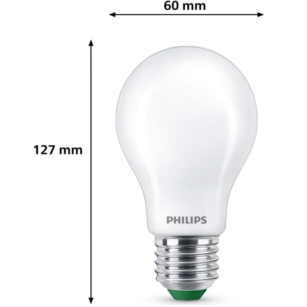 LED E27 Normal 7,3W (100W) Frosted 1535lm 2700K Energiklasse A