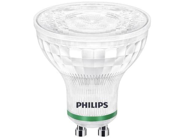 Philips Spot, 2,4 W, 50 W, GU10, 380 LM, Vit