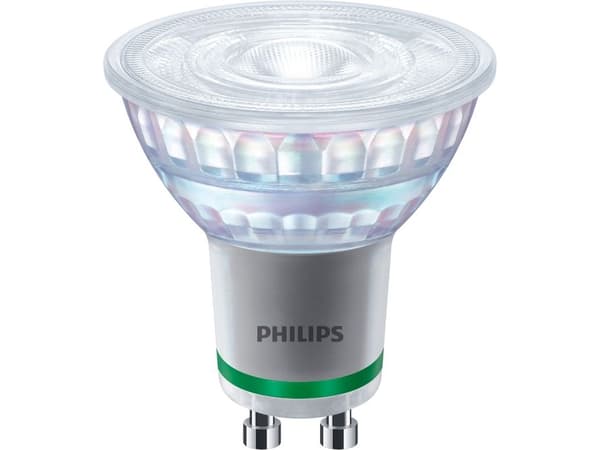 Philips - LED-spotlight - form: PAR16 - klar finish - GU10 - 2.1 W (motsvarande 50 W) - klass A - varmt vitt ljus - 2700 K
