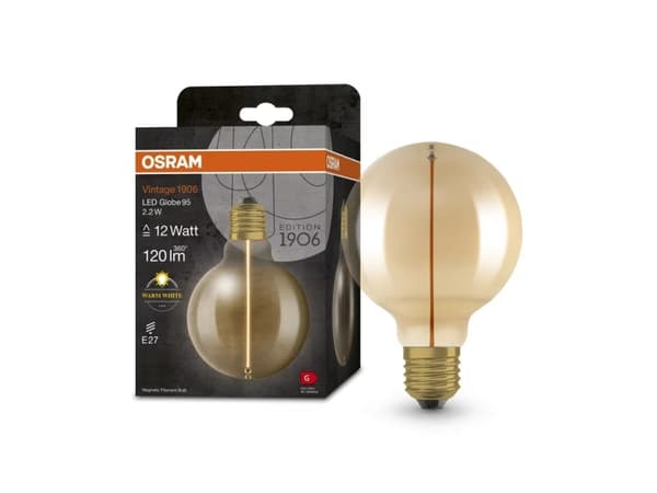 Osram 4099854049934, 2,2 W, 12 W, E27, 120 lm, 15000 t, Varm hvit