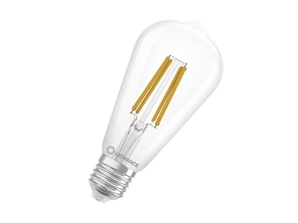 LEDVANCE LED edison glödtråd 806lm 3,8W/830 (60W) E27 energiklass A