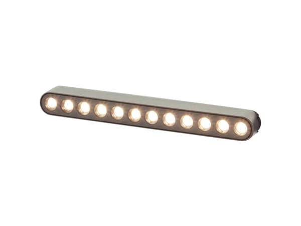 Brilliant Click&amp;Shine Blank Spot 12W svart LED-rälsspot 12 W LED-modul Svart