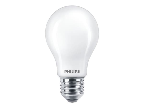 Philips - LED-lyspære - form: A60 - mattslipt finish - E27 - 7.2 W (ekvivalent 75 W) - klasse D - varmt hvitt lys - 2200-2700 K