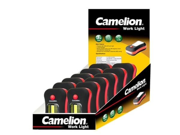 Camelion Flashlight 3W 200Lm Cob Magn