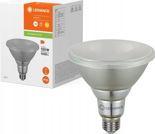 LEDVANCE 4099854067822 LED (RGB)-lamp EEK F (A - G) E27 Par 38 14 W = 120 W Varmhvid (Ø x H) 122 mm x 122 mm 1 stk
