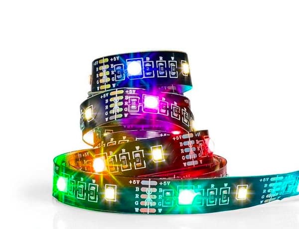 LED-remsa - NEDIS - BTLS20RGBW - Flerfärgad - 2.00 m - Bluetooth - IP20