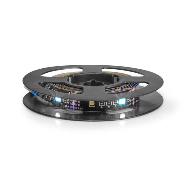 LED-remsa - NEDIS - BTLS20RGBW - Flerfärgad - 2.00 m - Bluetooth - IP20