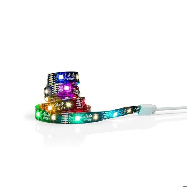 LED-remsa - NEDIS - BTLS20RGBW - Flerfärgad - 2.00 m - Bluetooth - IP20