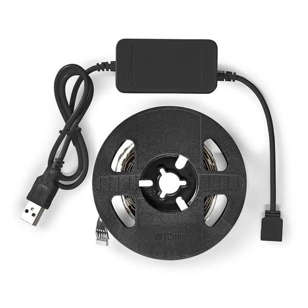 LED-remsa - NEDIS - BTLS20RGBW - Flerfärgad - 2.00 m - Bluetooth - IP20