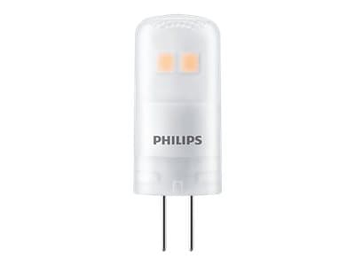 Philips - LED-glödlampa - form: kapsyl - G4 - 1 W (motsvarande 10 W) - klass F - varmt vitt ljus - 2700 K