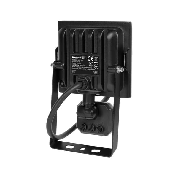 30W LED-spotlight med rörelse- och skymningssensor, 4000K, 230V