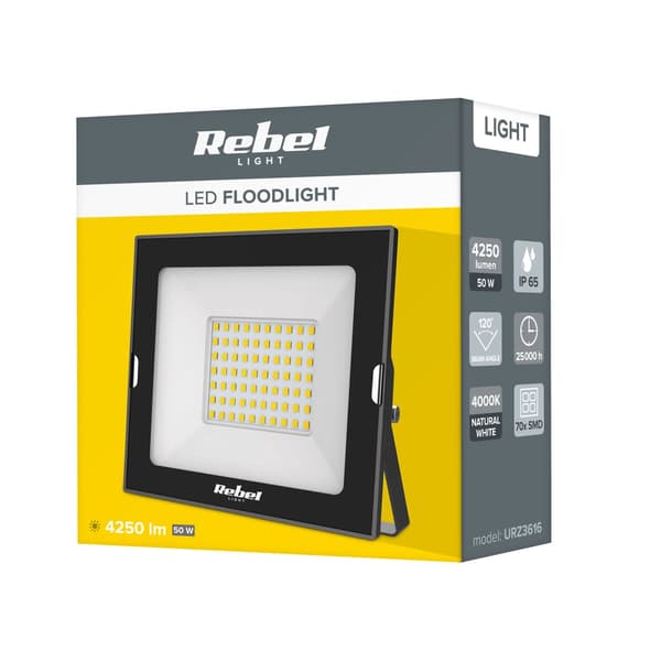 LED spotlight 50W, 4000K, 230V