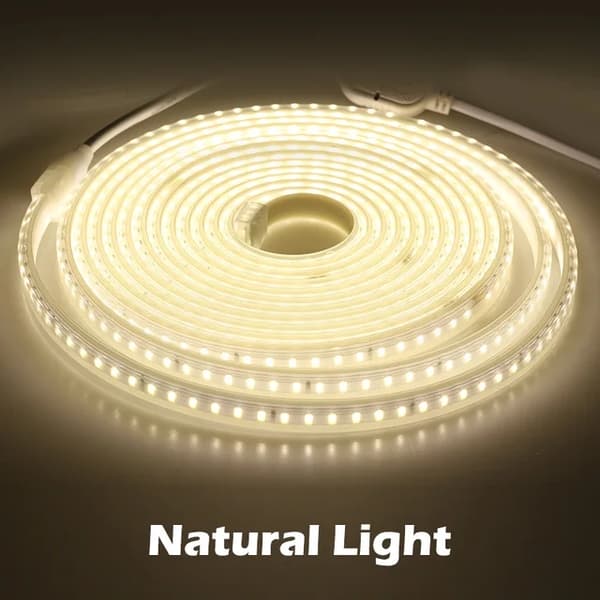 LED-remsa, hög ljusstyrka, inomhus/utomhus dekorativ belysning, Varmvit, 4M