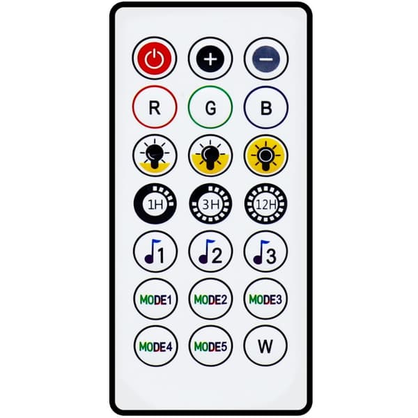 LogiLink RGB-lyssløyfe med fjernkontroll og WiFi Tuya IP65 5 m