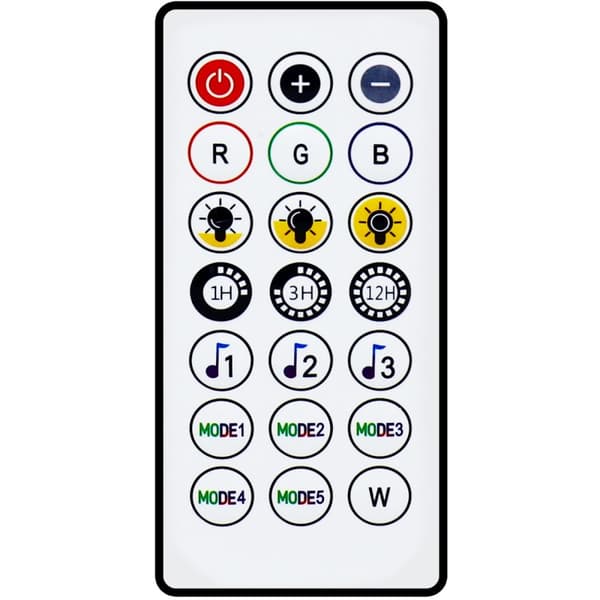 LogiLink RGB-lyssløyfe med fjernkontroll og WiFi Tuya IP65 3 m
