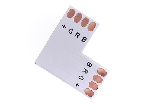 Nenurodyta_V Led Strip Rgb Connect 10Mm L Shape Sold