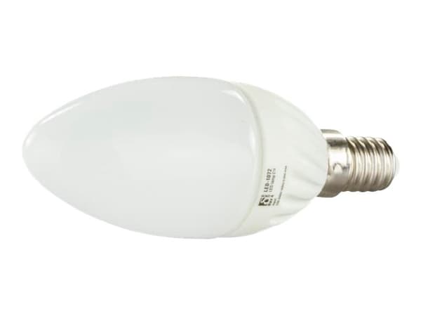 DELTACO - LED-lyspære - form: C37 - E14 - 5 W - varmt hvitt lys - 2800 K