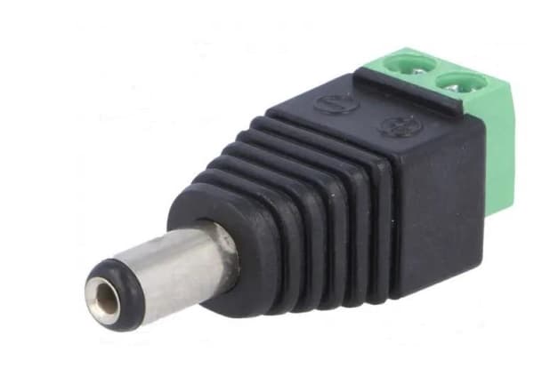 Nenurodyta_V Power Plug Dc 2.1X5.5Mm Strip Control