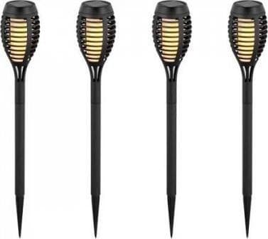 Solcellslampa V-TAC VT-724 1W LED 50cm 2200K (SKU 8689) 4 st Svart